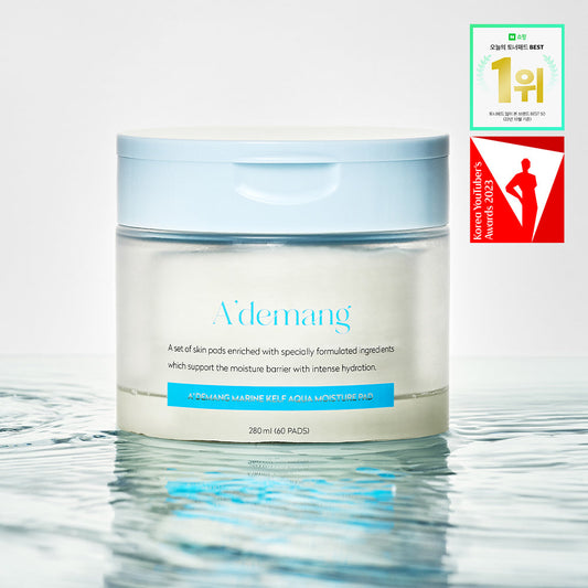 [Ademang] Adman Marine Kelp Aqua Moisture Toner Pad 60 sheets