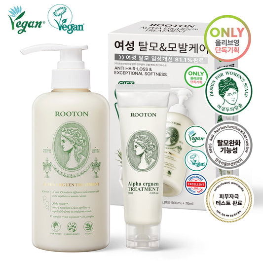 [ROOTON] Luton Alpha Ergen Treatment for Women's Scalp 500ml + Treatment 70ml Giveaway Project