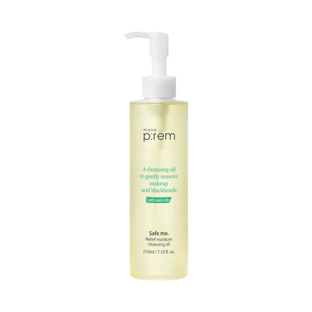 [makeprem] MakePrem Safe Me Relief Moisture Cleansing Oil Refill Plan (210ml+100ml refill)