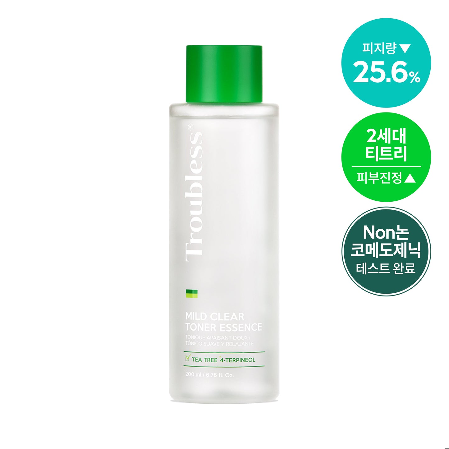 [Troubleless] Troubleless Mild Clear Toner Essence 200ml