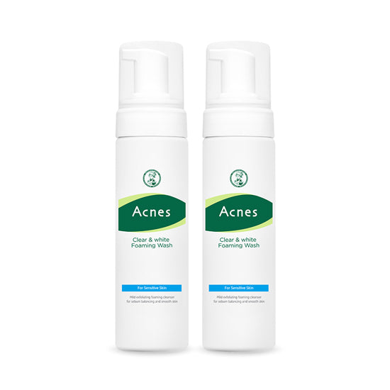[acne] Acnes Clear & White Foaming Wash 1+1 Special