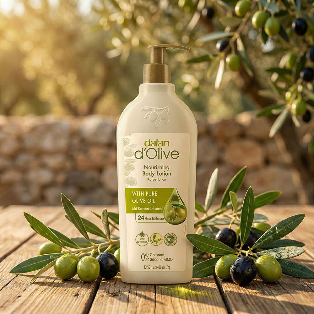 [DALAN] Dalan Pure Olive Oil High Moisturizing Body Lotion 400ml