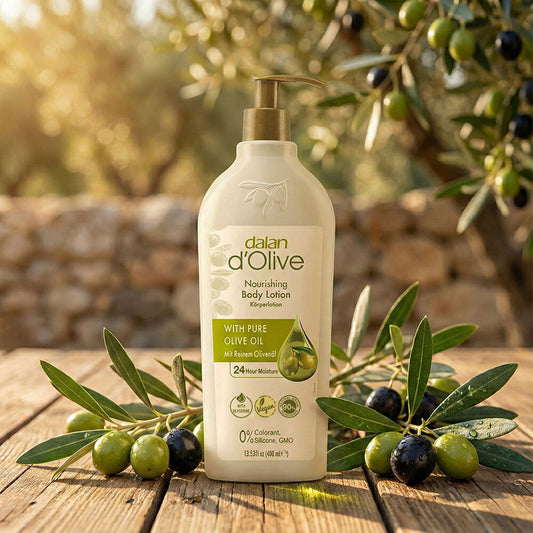 [DALAN] Dalan Pure Olive Oil High Moisturizing Body Lotion 400ml
