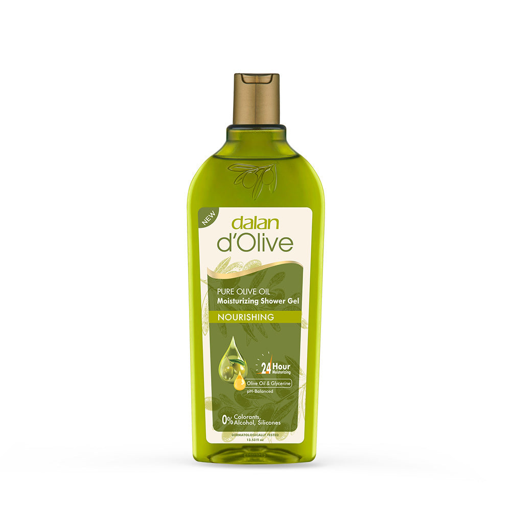 [DALAN] Dalan Pure Olive Oil Highly Moisturizing Shower Gel Nourishing (Grass Leaf Fragrance) 400ml