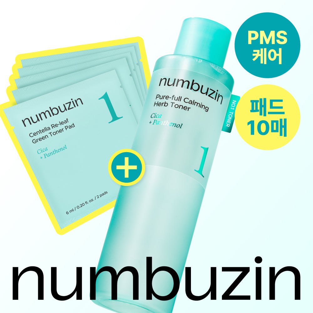 [NUMBUZIN] Numbers In No. 1 Soothing Clear Clean Toner 300ml Special (+ 10 No. 1 pads provided)
