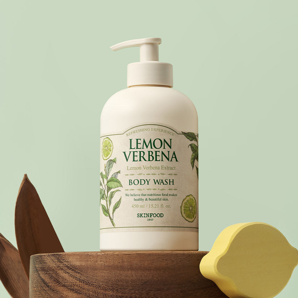 [skinfood] Skinfood Lemon Verbena Body Wash/Lotion 450ml