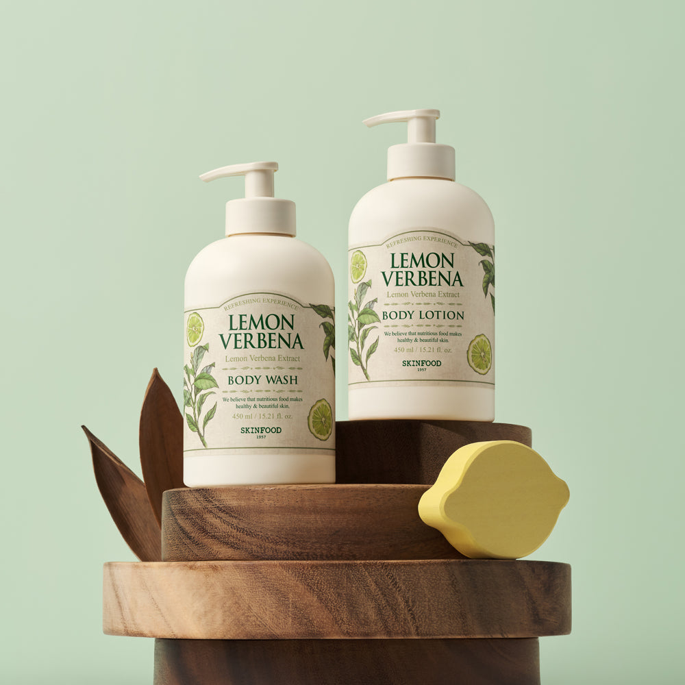 [skinfood] Skinfood Lemon Verbena Body Wash/Lotion 450ml