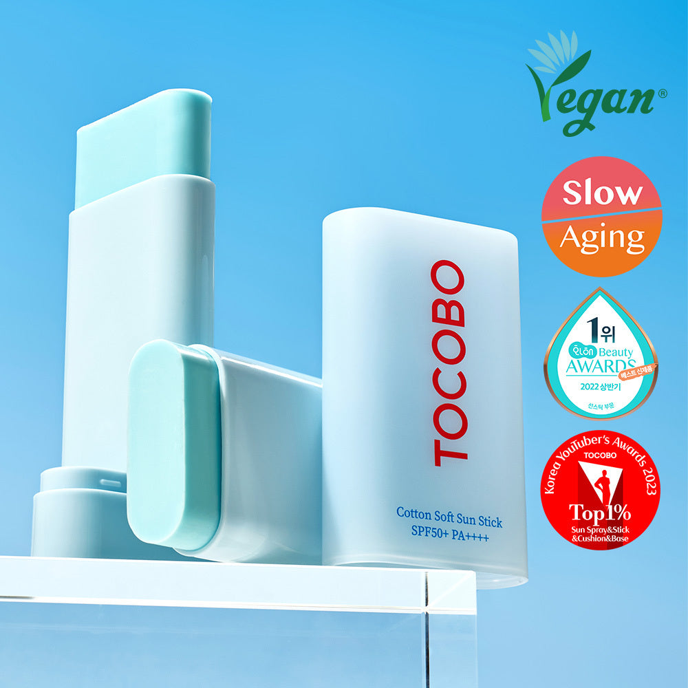 [TOCOBO] Tocobo Sun Stick 19g SPF50+ PA++++ (Cotton Soft/Cica Cooling)