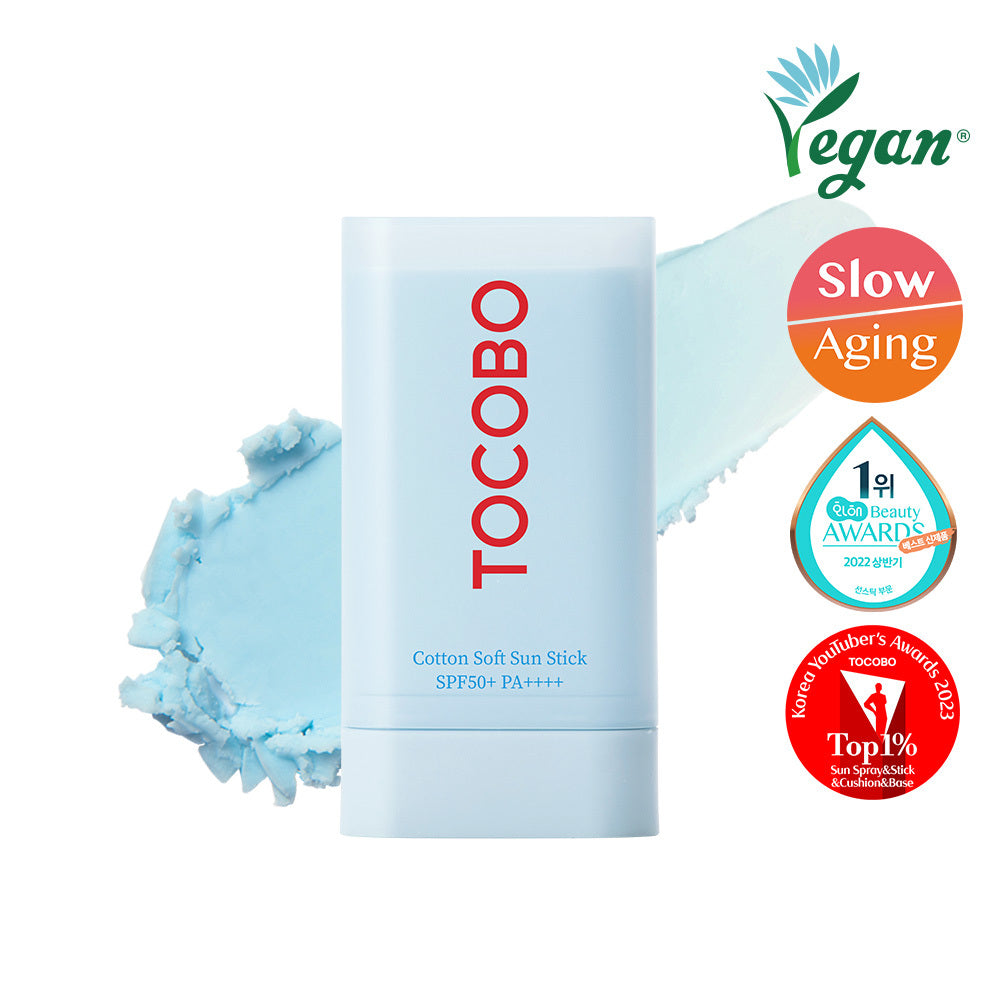 [TOCOBO] Tocobo Sun Stick 19g SPF50+ PA++++ (Cotton Soft/Cica Cooling)