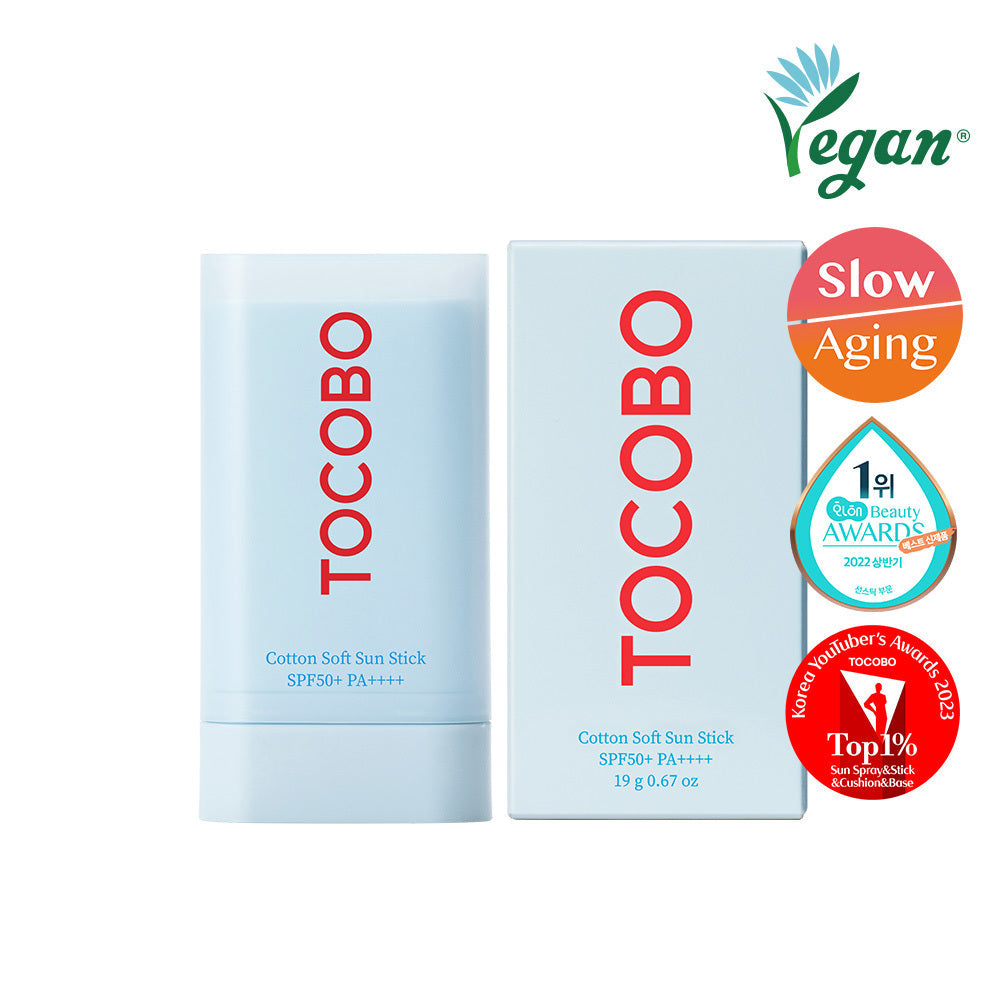 [TOCOBO] Tocobo Sun Stick 19g SPF50+ PA++++ (Cotton Soft/Cica Cooling)