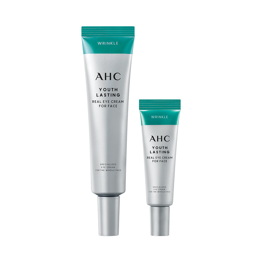 [AHC] AHC Youth Lasting Real Eye Cream for Face Special Wrinkle Care Set (35ml+7ml)