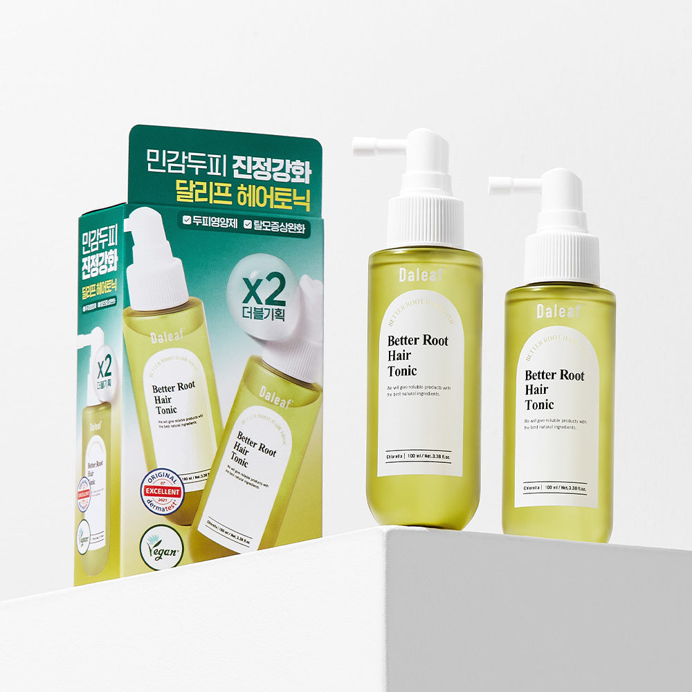 [DALEAF] Dalif Chlorella hair loss symptom relief hair tonic double plan (100ml+100ml)