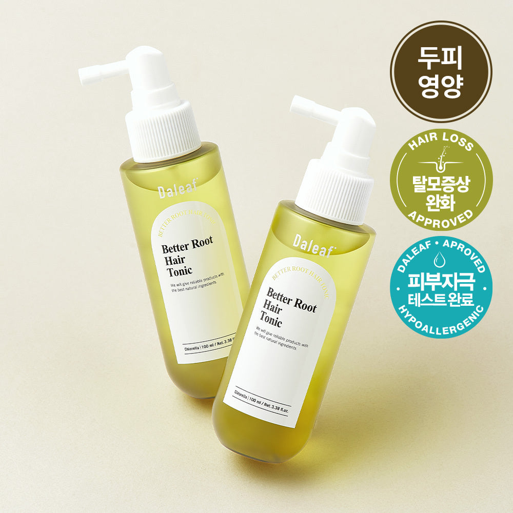 [DALEAF] Dalif Chlorella hair loss symptom relief hair tonic double plan (100ml+100ml)