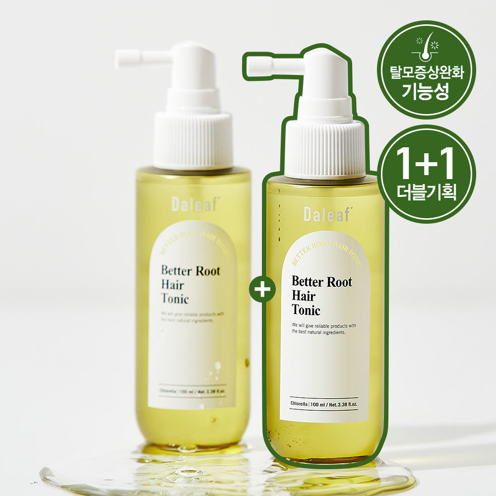 [DALEAF] Dalif Chlorella hair loss symptom relief hair tonic double plan (100ml+100ml)