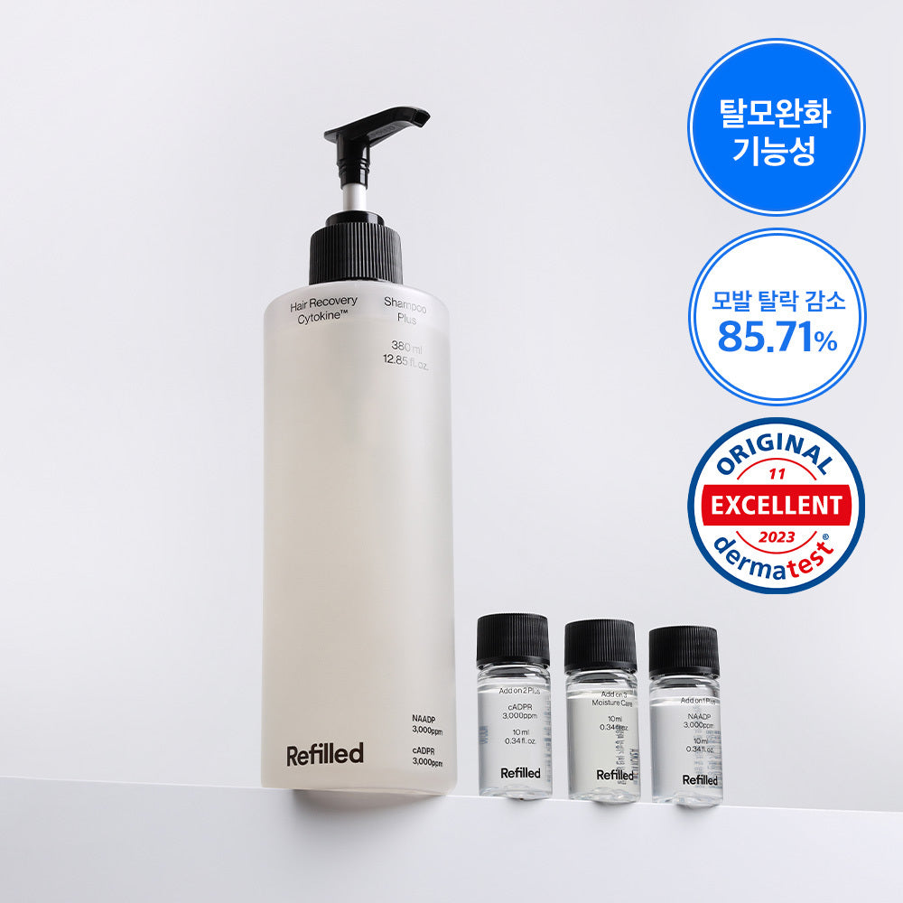 [REFILLED] Refield Cytokine Korea/China/US exclusive patented hair loss shampoo 380ml 3 types, choose 1