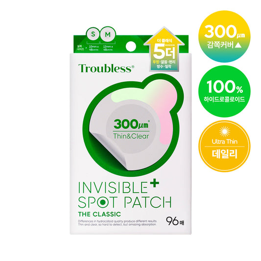 [Troubleless] Troubleless Invisible Plus Spot Patch The Classic 96 Patch