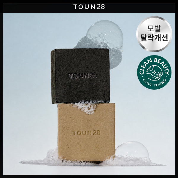 [TOUN28] Tone28 Hair Fall Improvement Shampoo Bar 100g, 2 types, choose 1 (Baobab/Black Bean)