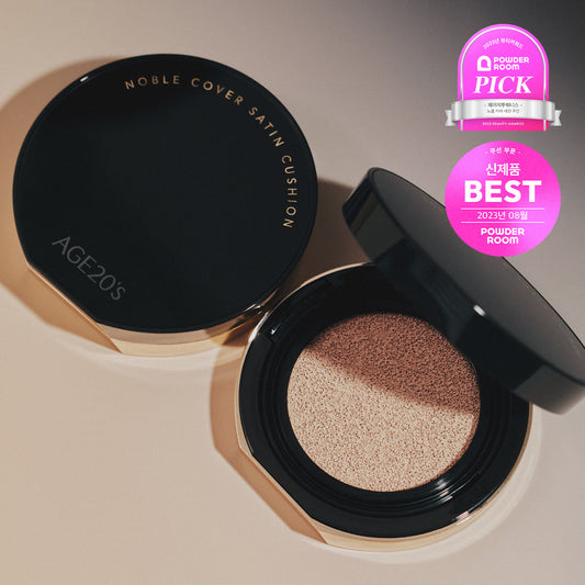 [AGE 20's] AGE20S Noble Cover Satin Cushion (Main Product + Refill)