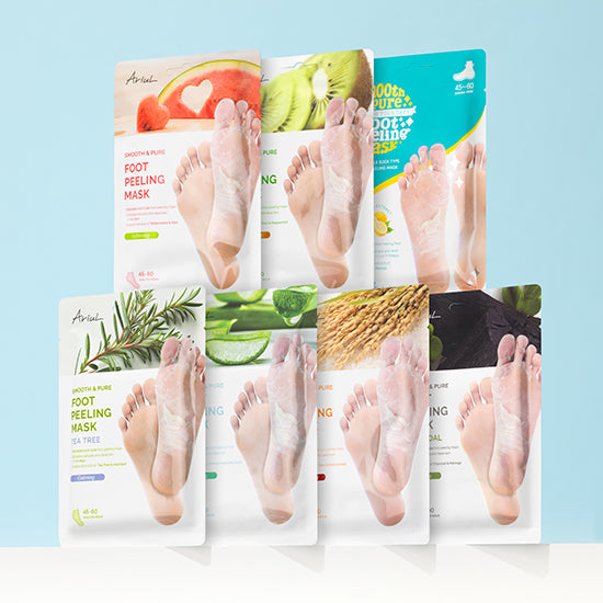 [Ariul] Arial Smooth & Pure Fußpeeling Maske, 2 Stück, 7 Sorten, wählen Sie 1