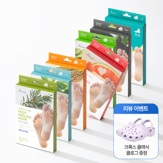 [Ariul] Arial Smooth & Pure Foot Peeling Mask, 2 pieces, 7 types, choose 1