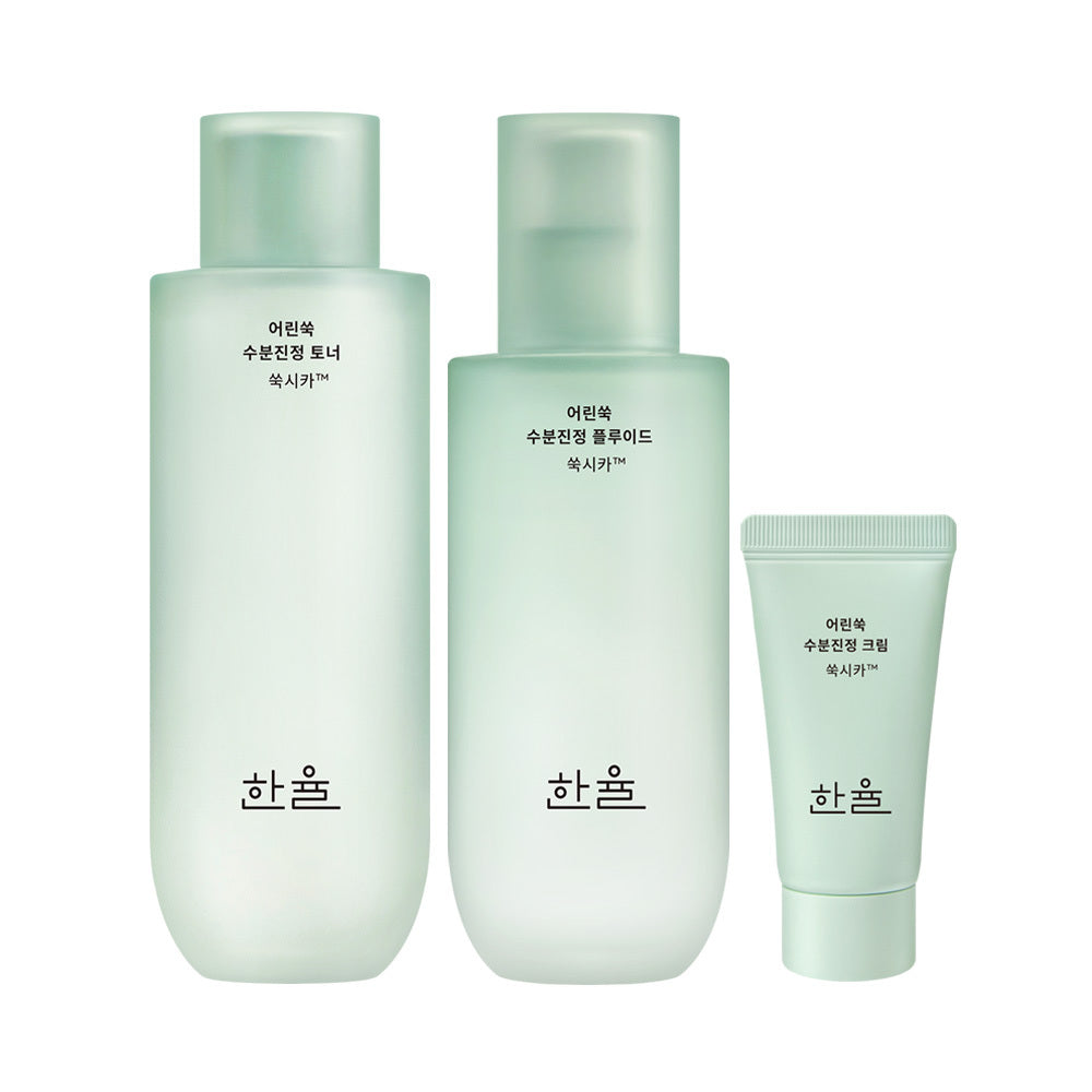 [hanyul] Artemisia Moisture Soothing 2-piece Set (Toner 150ml + Fluid 125ml)