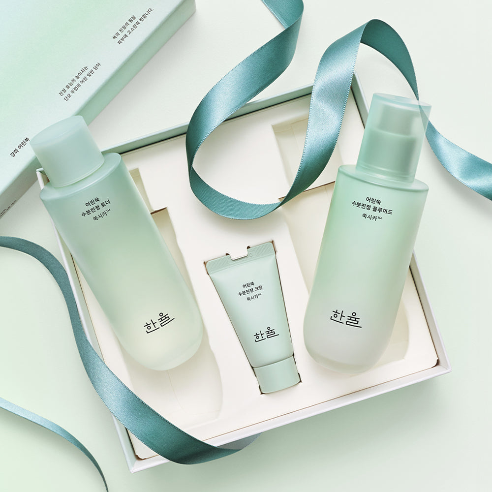 [hanyul] Artemisia Moisture Soothing 2-piece Set (Toner 150ml + Fluid 125ml)