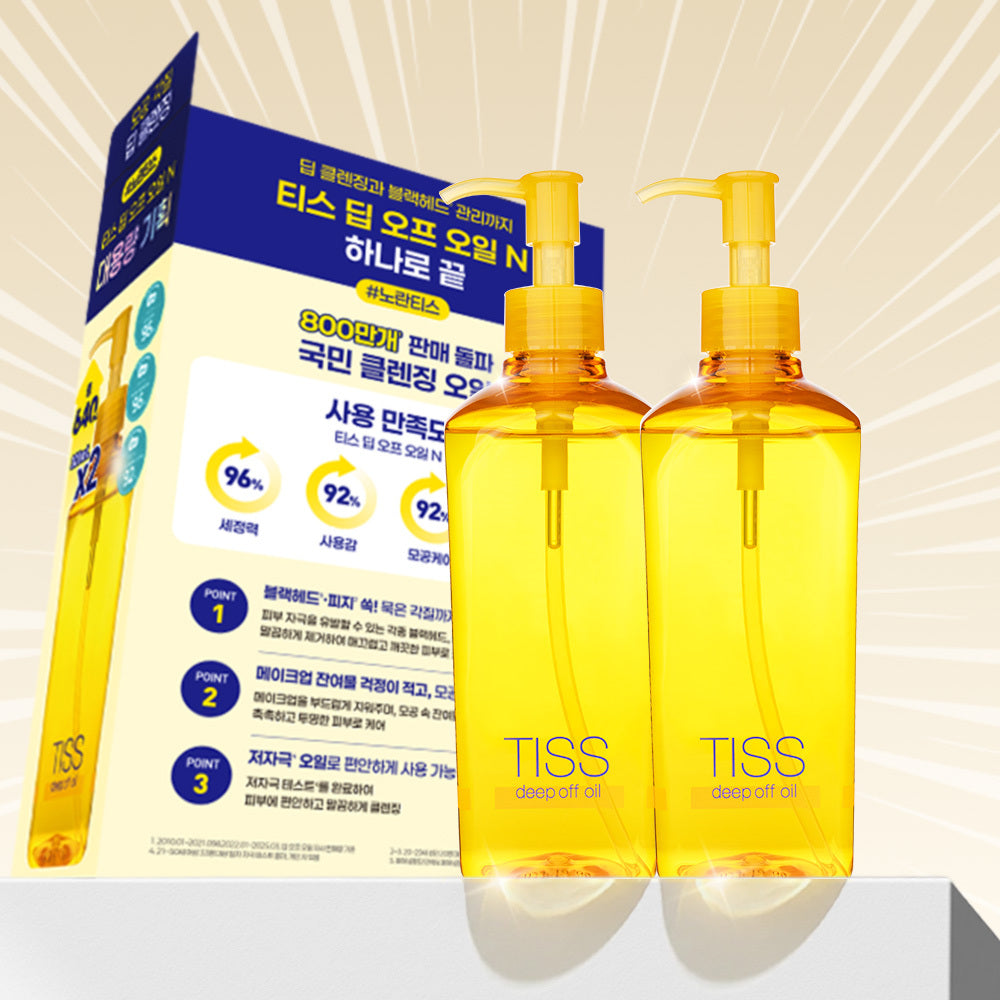 [Tiss] Teeth Deep Off Oil 320mL Double Plan