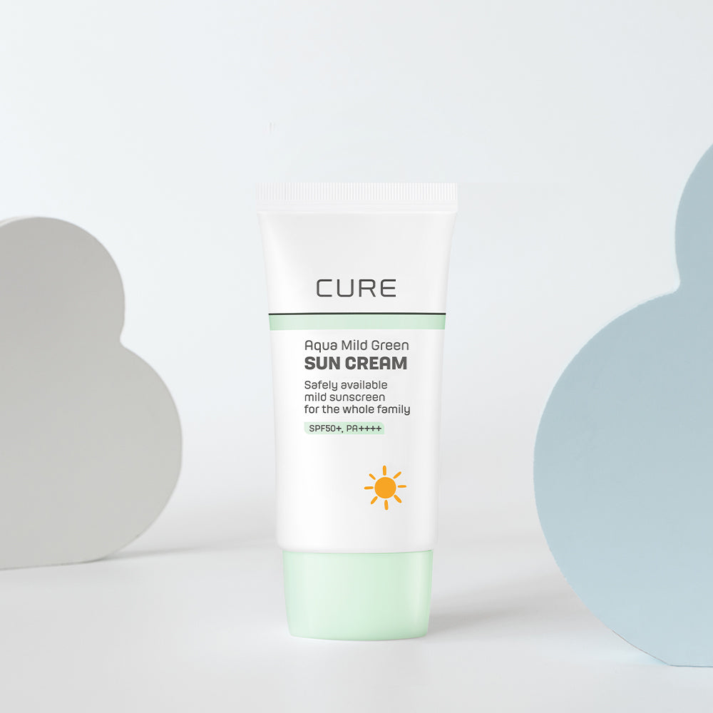 [CURE] キムジョンムンアロエ キュアアクア マイルドグリーン サンクリーム 40ml