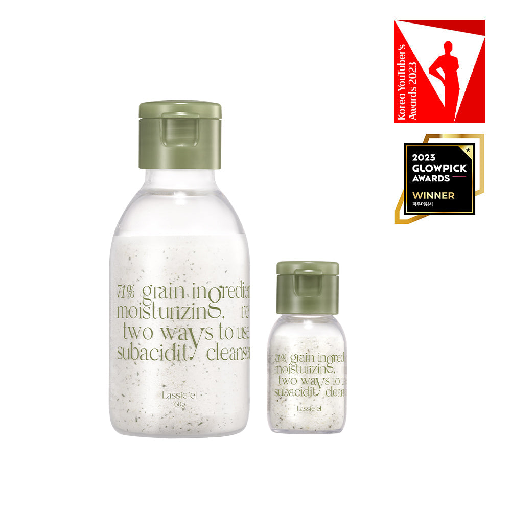 [lassie'el] Lassielle Enzyme Grain Cleansing Powder Wash 60g Special (+Miniature 10g)