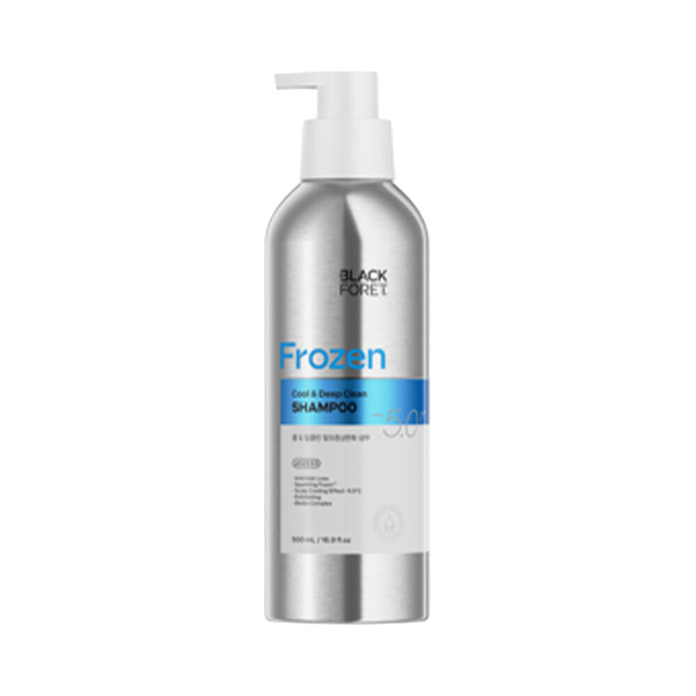 [BLACKFORET] Black Foret Frozen Hair Loss Symptoms Relief Shampoo 500ml Choose 1 of 2 types (Cool & Deep Clean, Scalp Strengthening & Balance)