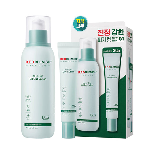 [Dr. G] Dr.G Red Blemish for Men All-in-One Oil Cut Lotion 150ml Special (+30ml)