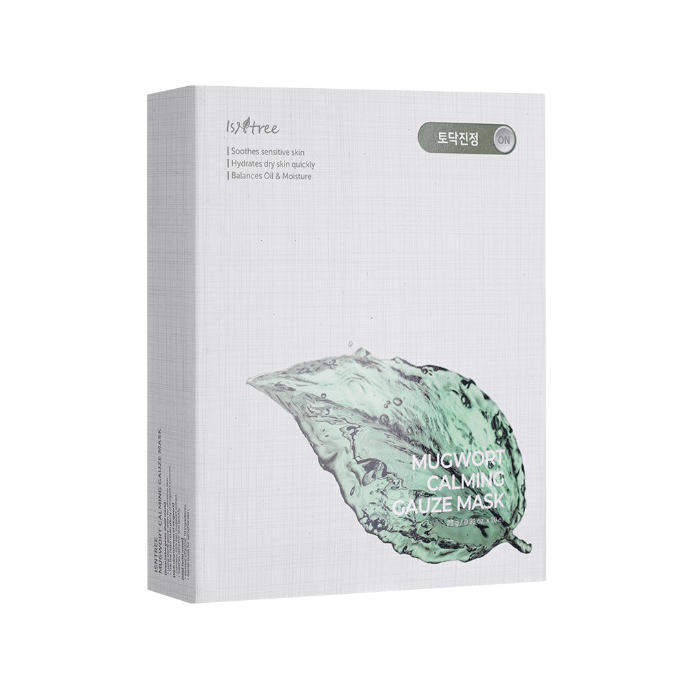 [isntree] Isntree Mugwort Calming Gauze Mask 10 sheets