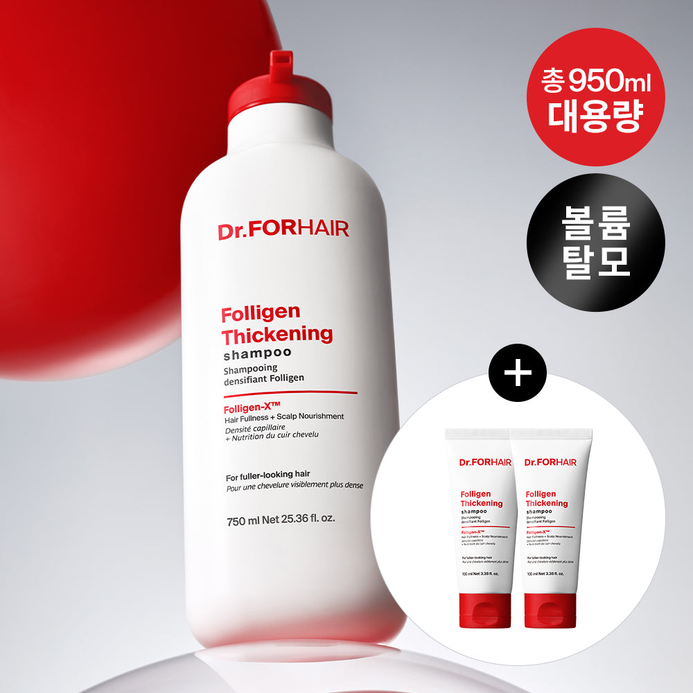 [Dr.forhair] Dr. For Hair Polygen Thickening Shampoo 750ml Special (+100ml*2ea)