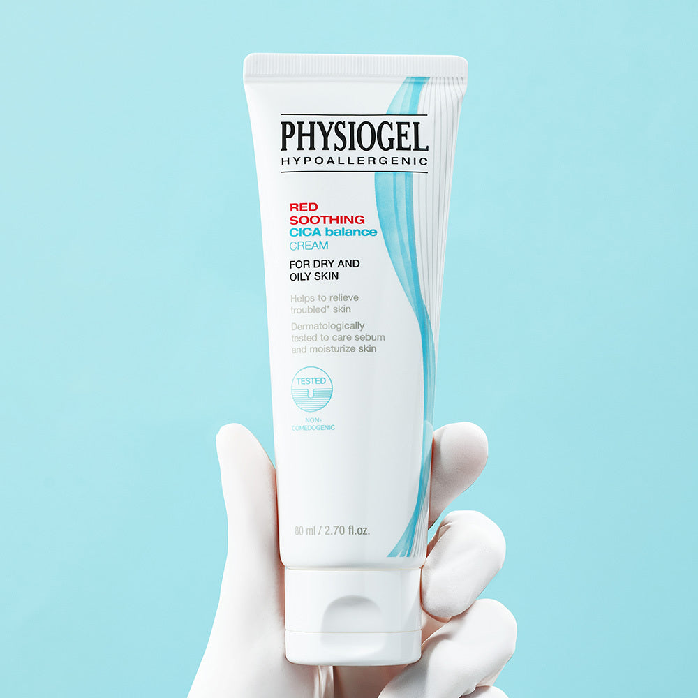 [physiogel] Physiogel Red Soothing Cica Balance Cream 80ml large capacity