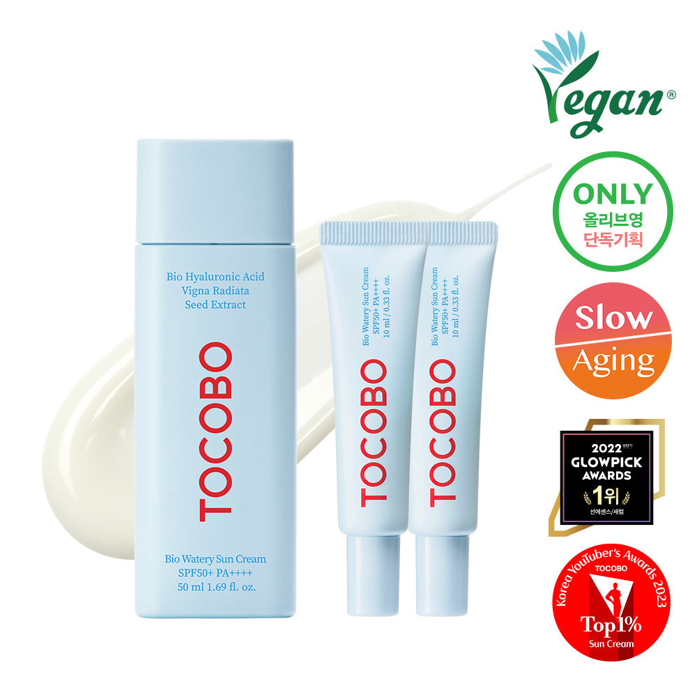 [TOCOBO] Tocobo Bio Crème Solaire Aqueuse Spéciale (50ml+10ml*2ea) SPF50+ PA++++