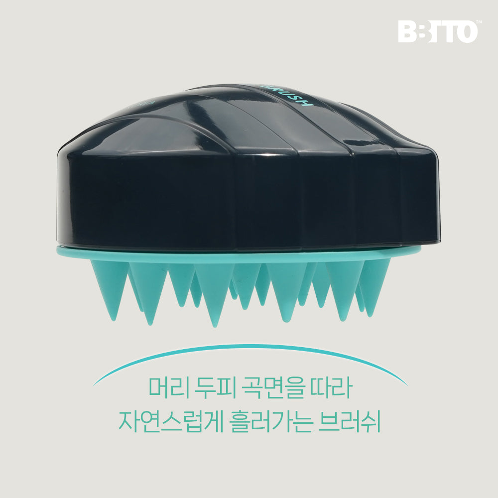 [bbtto] Vivito Silicone Shampoo Brush Scalp Massage