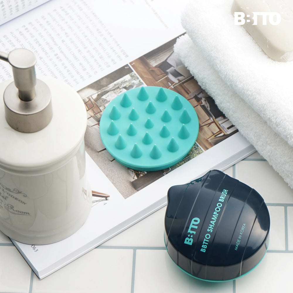 [bbtto] Vivito Silicone Shampoo Brush Scalp Massage