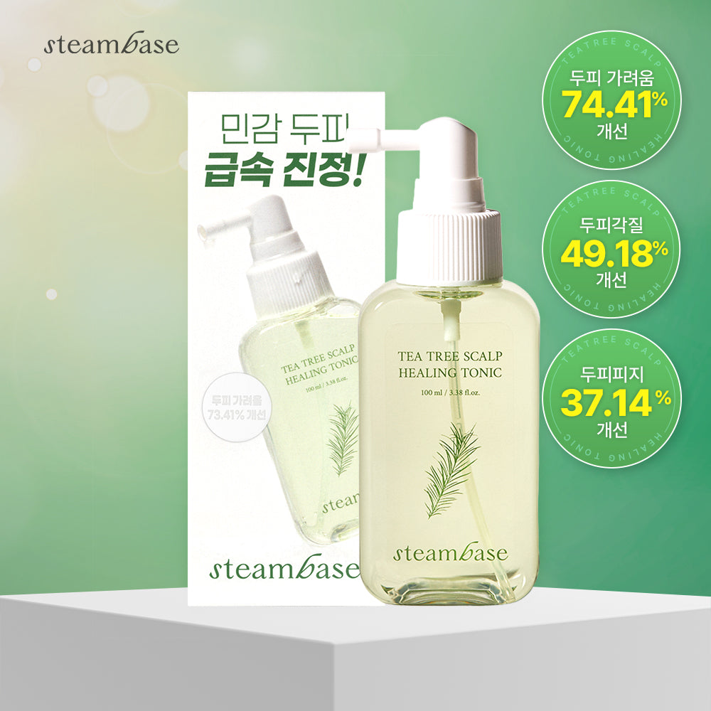 [Steambase] Steam Base Tea Tree Scalp Healing Tonic 100ml