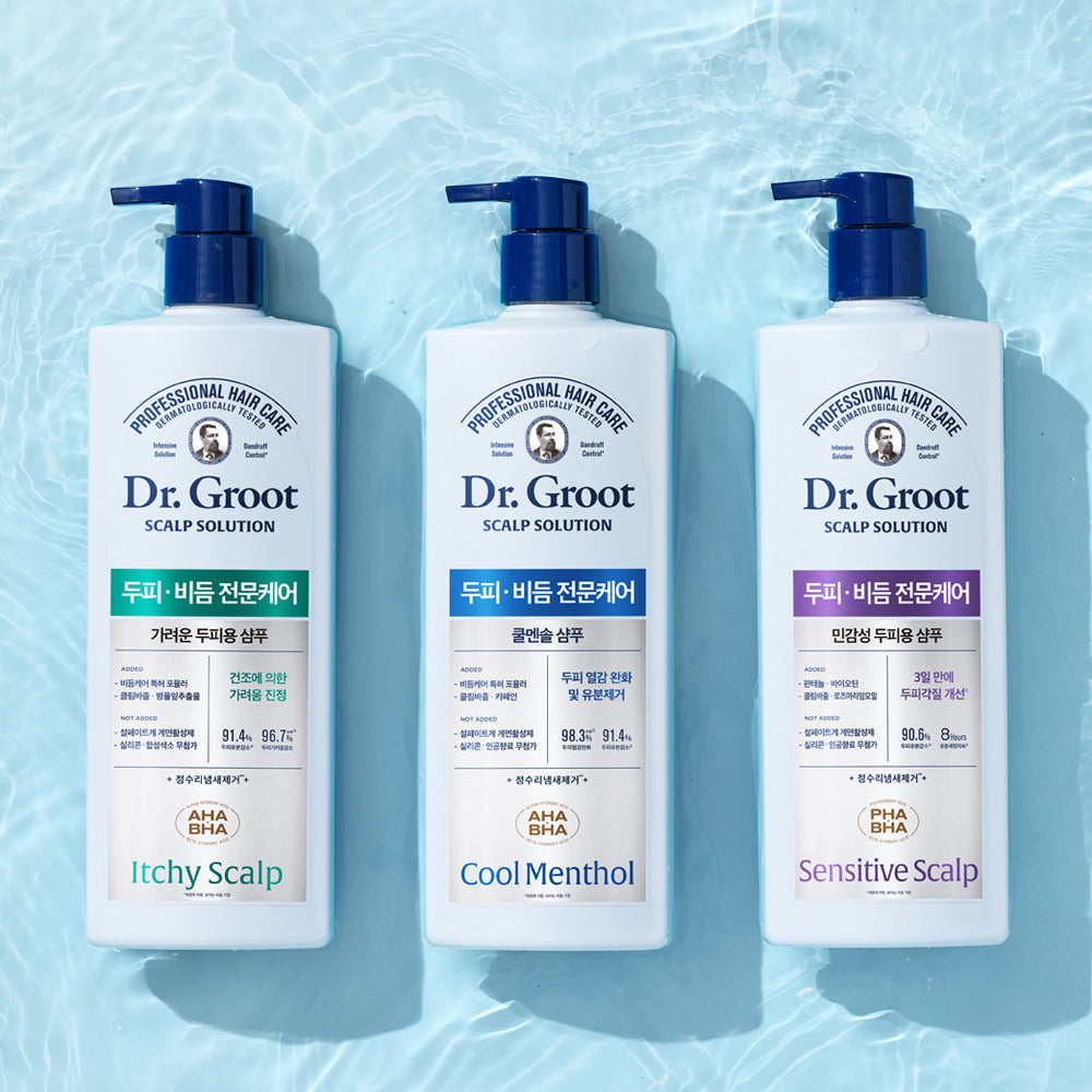 [DRGROOT] Dr. Groot Scalp Solution Shampoo 700ml 4 Types 1 (Cooling Shampoo)
