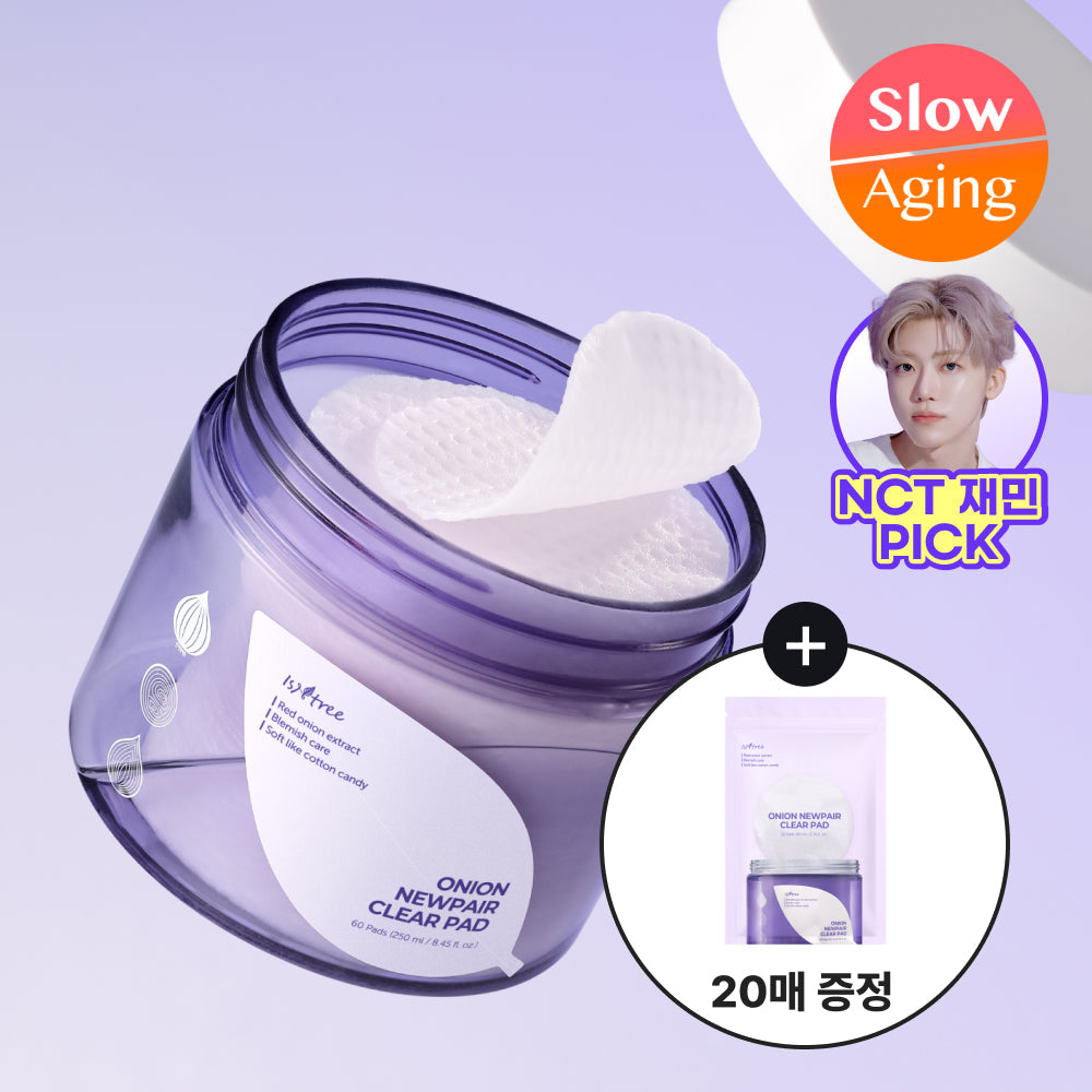 [isntree] Isntree Onion New Fair Clear Pad 60 sheets (+20 refills planned)
