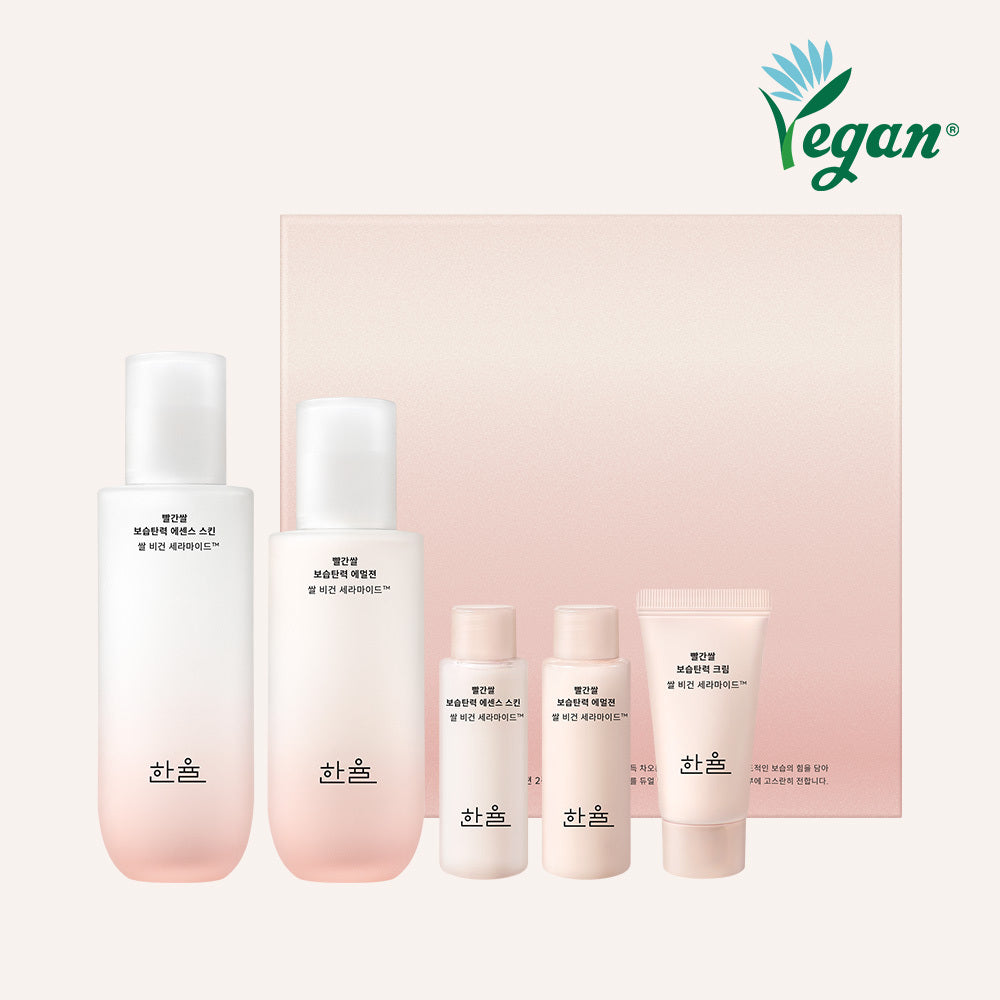 [hanyul] Hanyul Red Rice Moisturizing Elasticity 2-Piece Set (Essence 150ml + Emulsion 125ml)