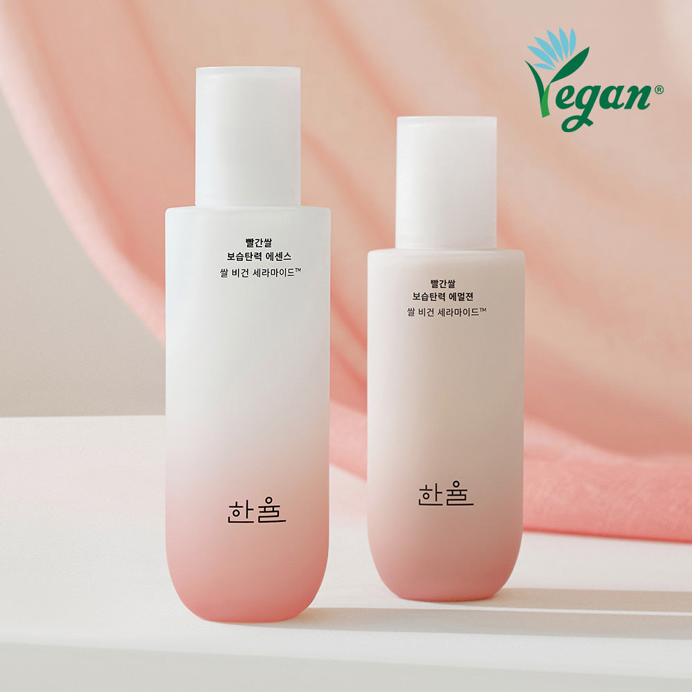 [hanyul] Hanyul Red Rice Moisturizing Elasticity 2-Piece Set (Essence 150ml + Emulsion 125ml)