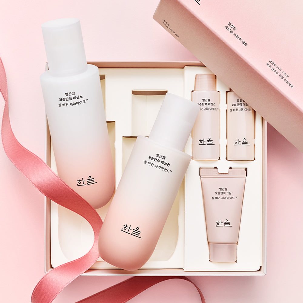 [hanyul] Hanyul Red Rice Moisturizing Elasticity 2-Piece Set (Essence 150ml + Emulsion 125ml)