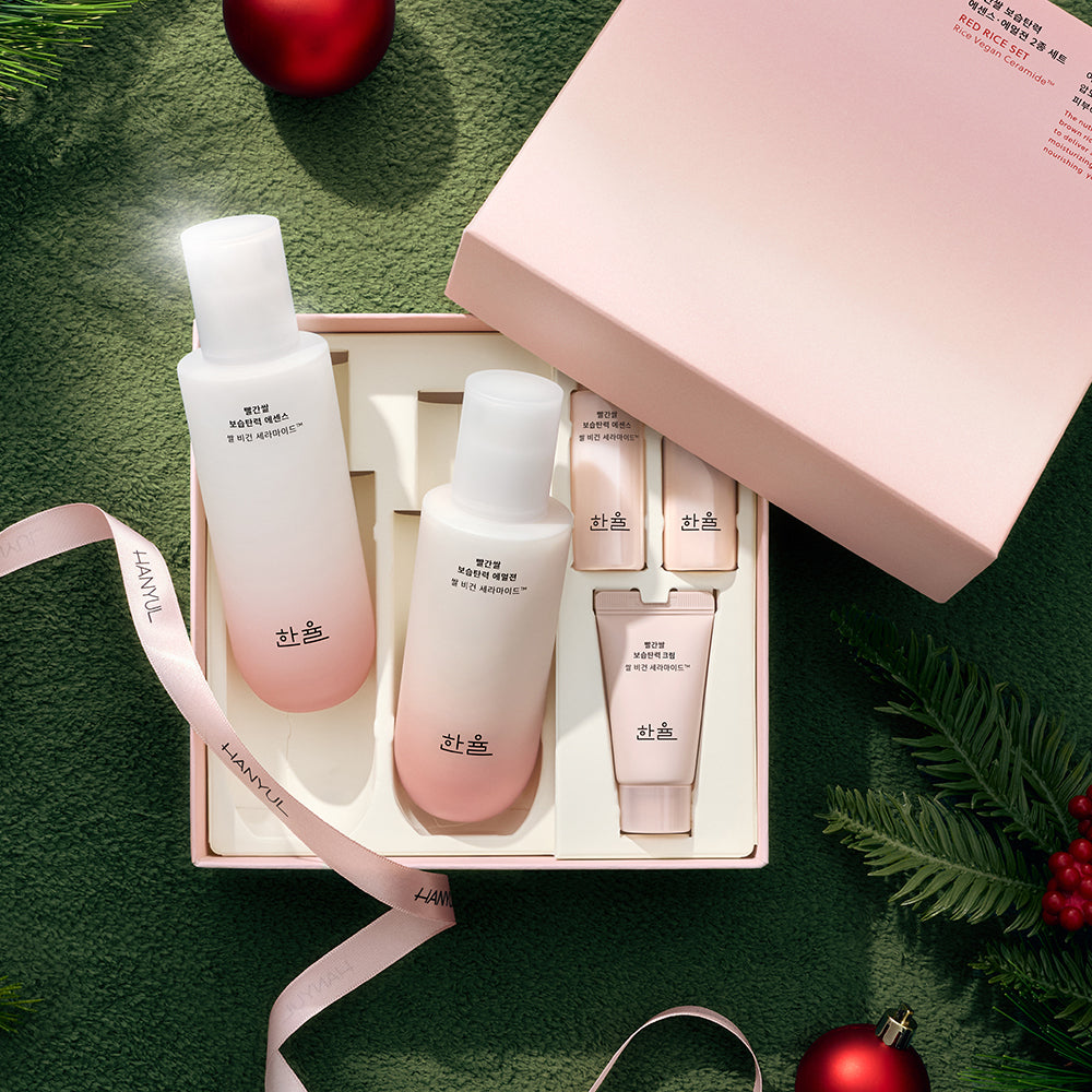 [hanyul] Hanyul Red Rice Moisturizing Elasticity 2-Piece Set (Essence 150ml + Emulsion 125ml)