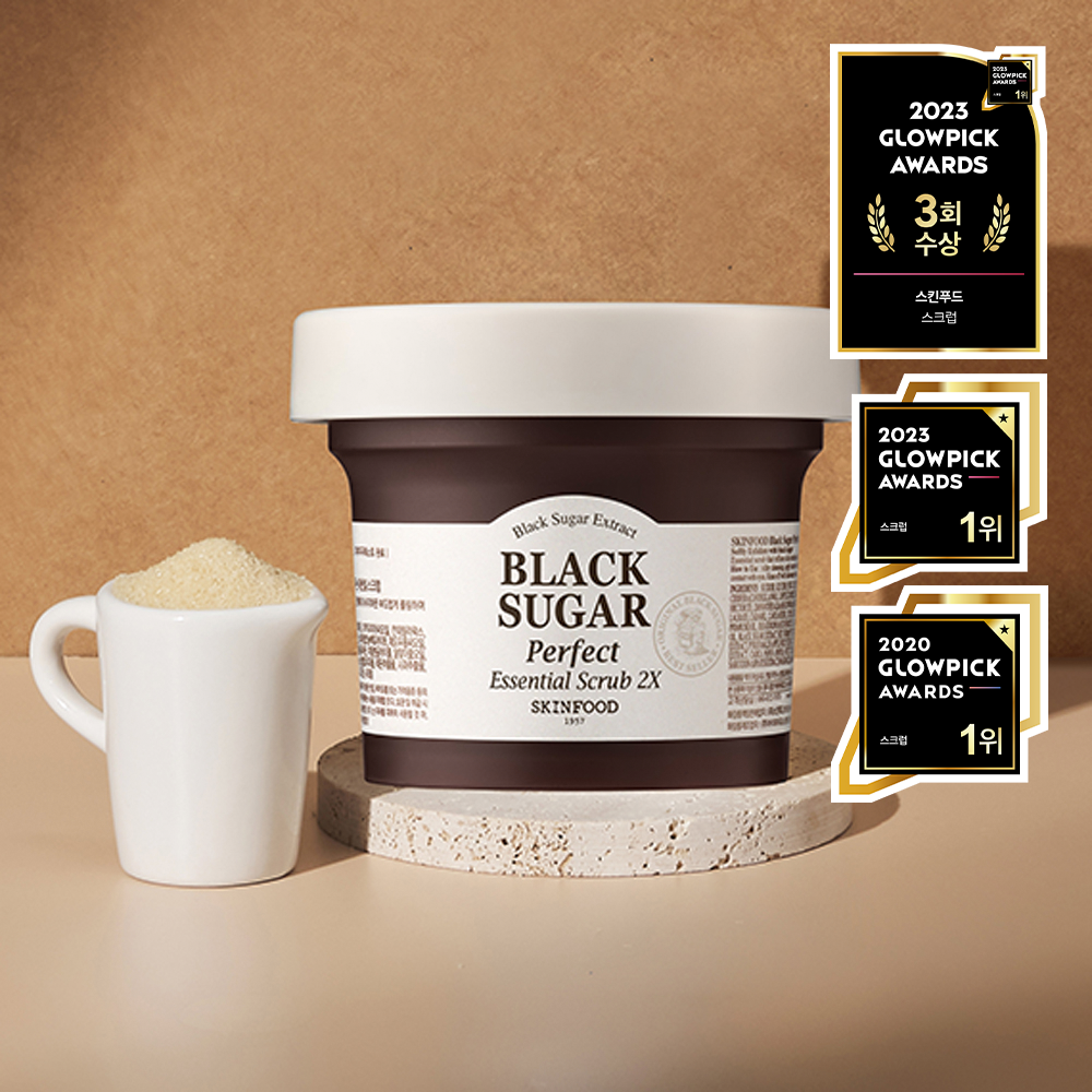 [skinfood] Skinfood Black Sugar Perfect Essential Scrub 2X 210g