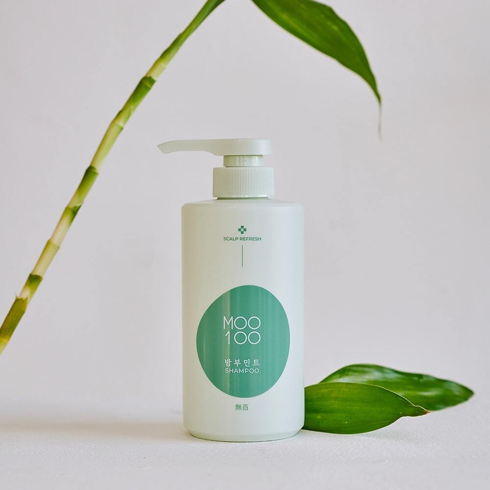 [MOO100] White-free Bamboo Mint Shampoo (500ml/1500ml)