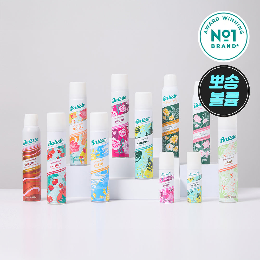 [batiste] Baptiste Dry Shampoo 50ml/200ml 14 types, choose 1