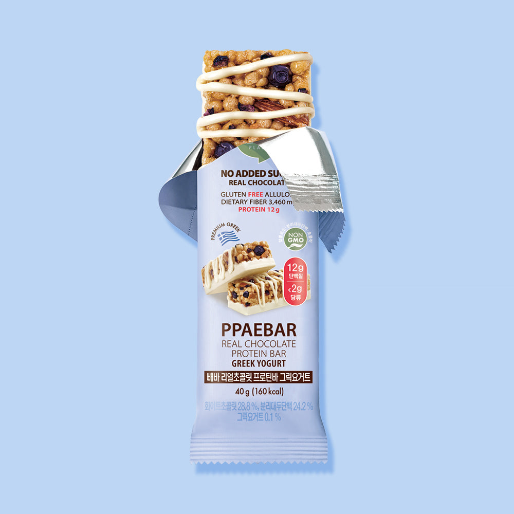 [PPAEBAR] Peba Real Chocolate Protein Bar 40g, 4 types, 1 choice (dark/white/cookies & cream/Greek yogurt)