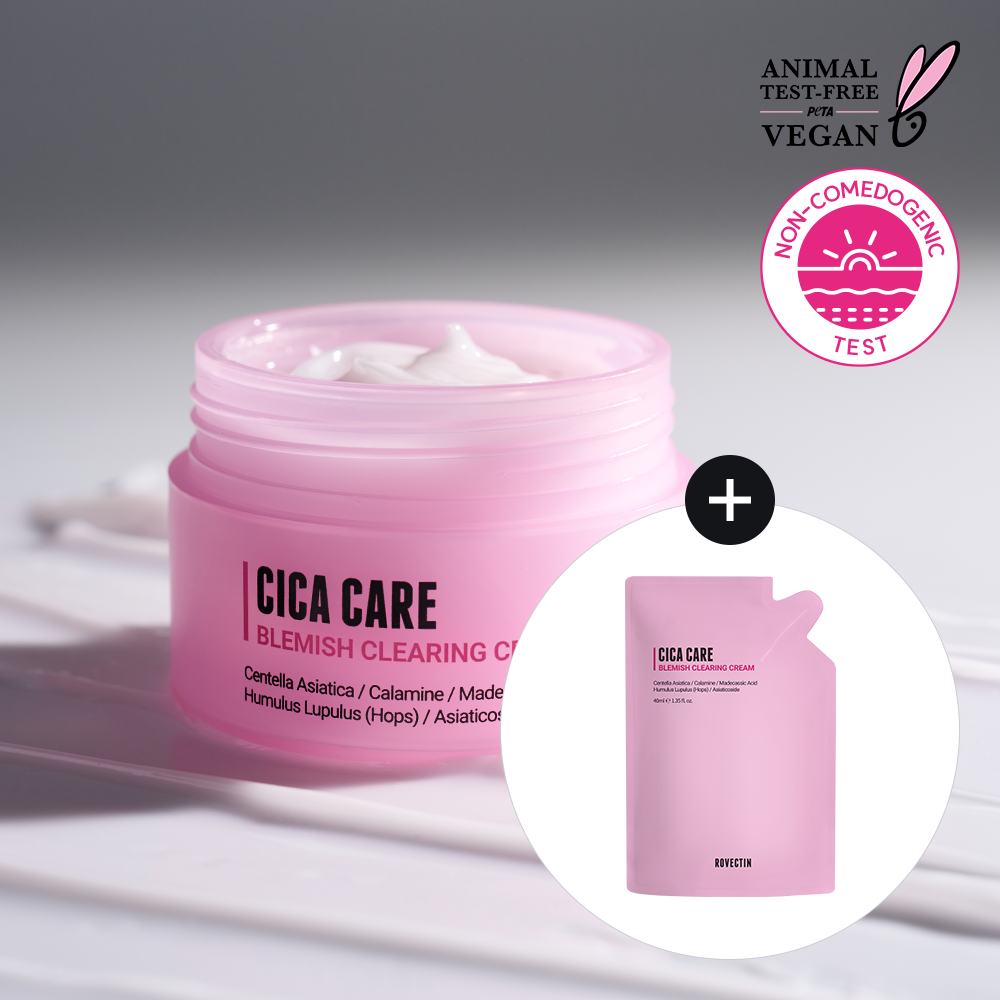 [Rovectin] Rovectin Cica Care Blemish Clearing Cream 50ml Nachfüllset (+Nachfüllung 40ml)