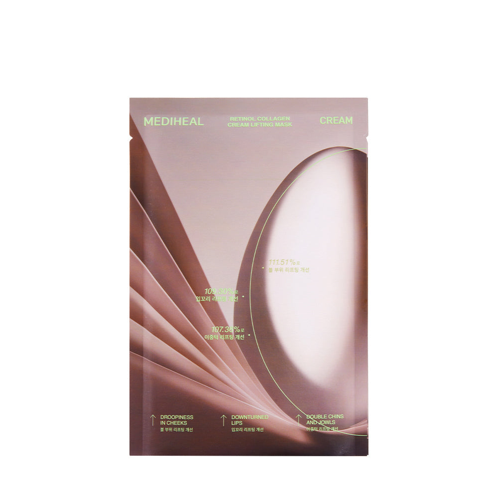 [mediheal] Mediheal Retinol Collagen Cream Contour Mask Highly Moisturizing 1 sheet